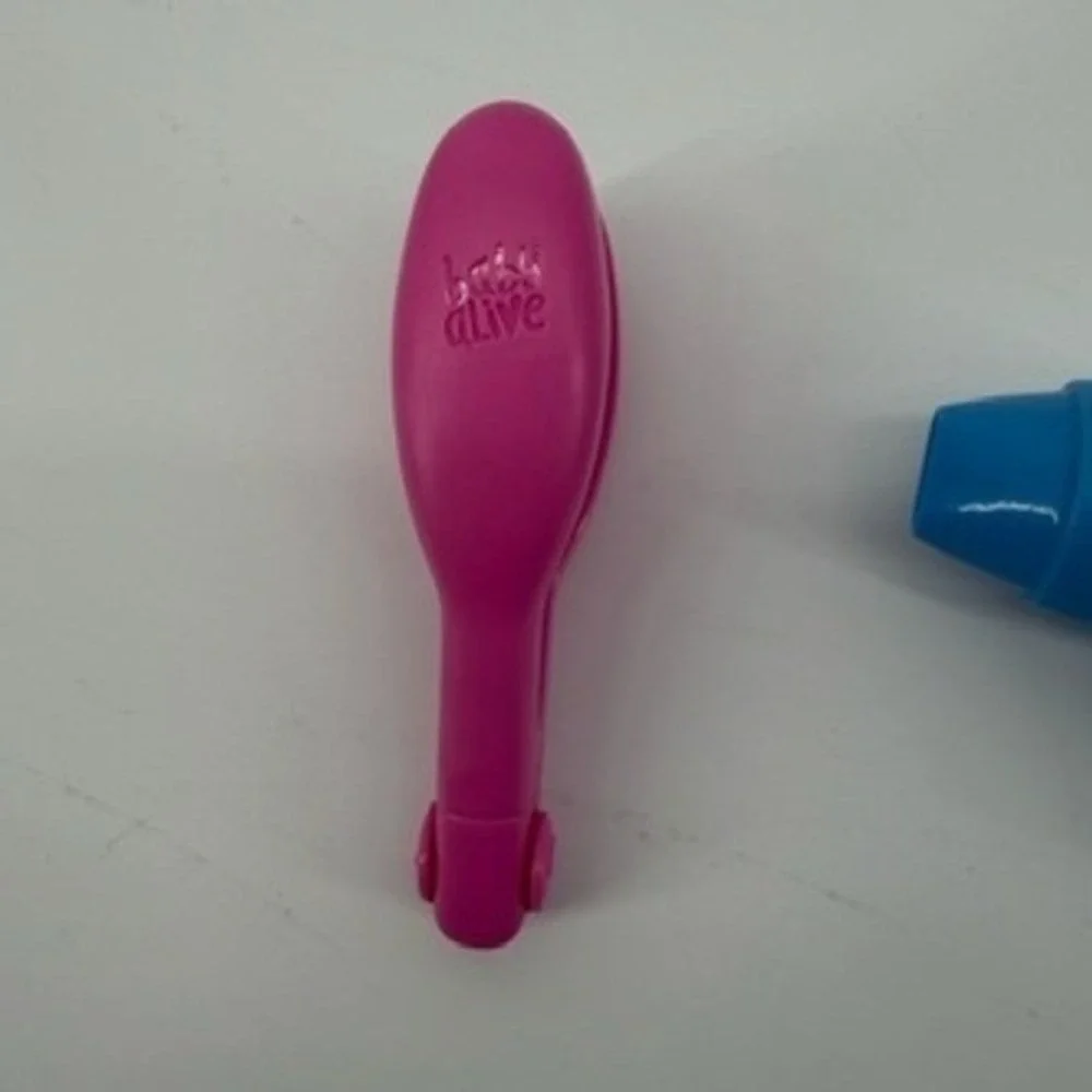 Baby Alive Doll Hair Styling Accessories‎ Blue Blow Dryer Pink Crimper Toy Set